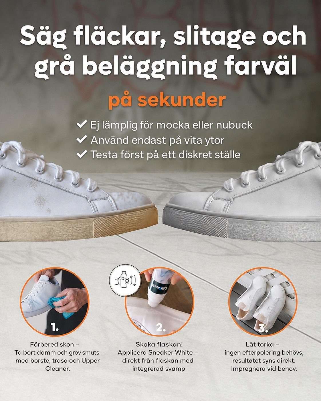 50 sv sneaker white steg for steg