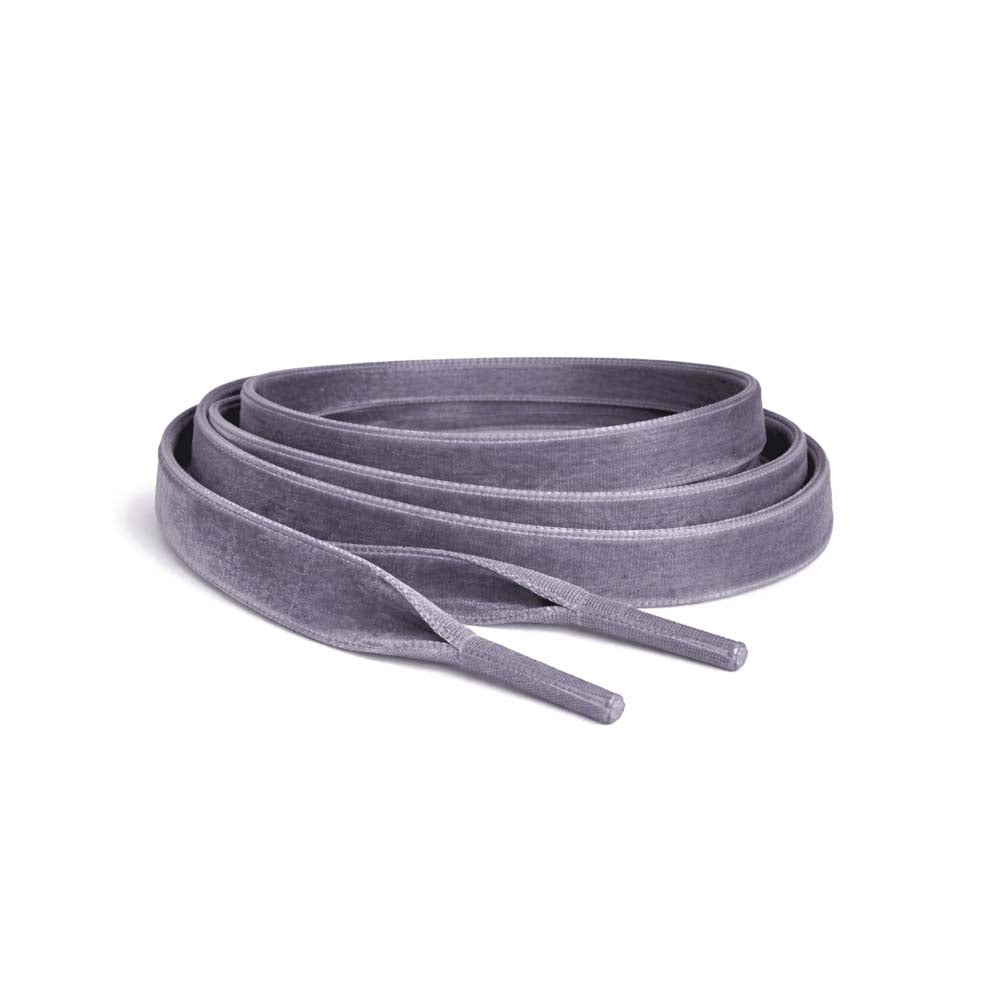 53 skosnoeren sammet gra