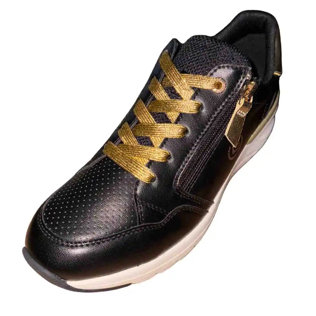glitter-skosnoeren-guld-platta