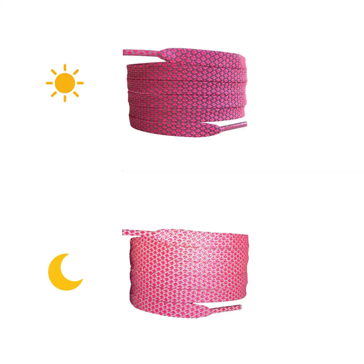skosnoeren-reflekterande-platta-pink
