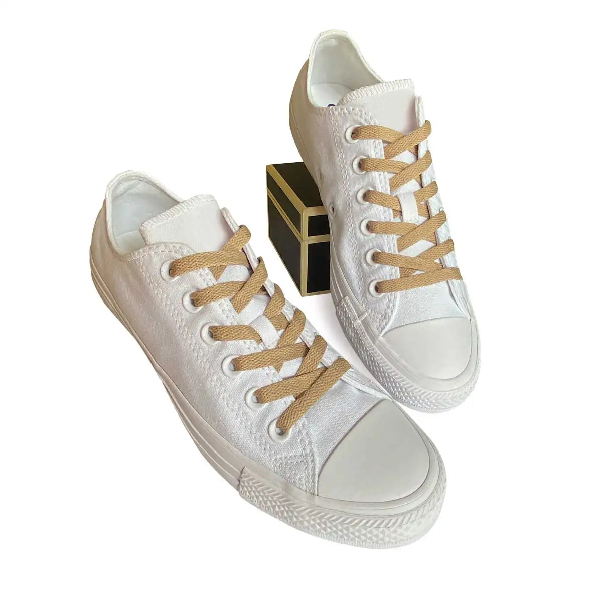 skosnoeren-sneakers-brun-ljus