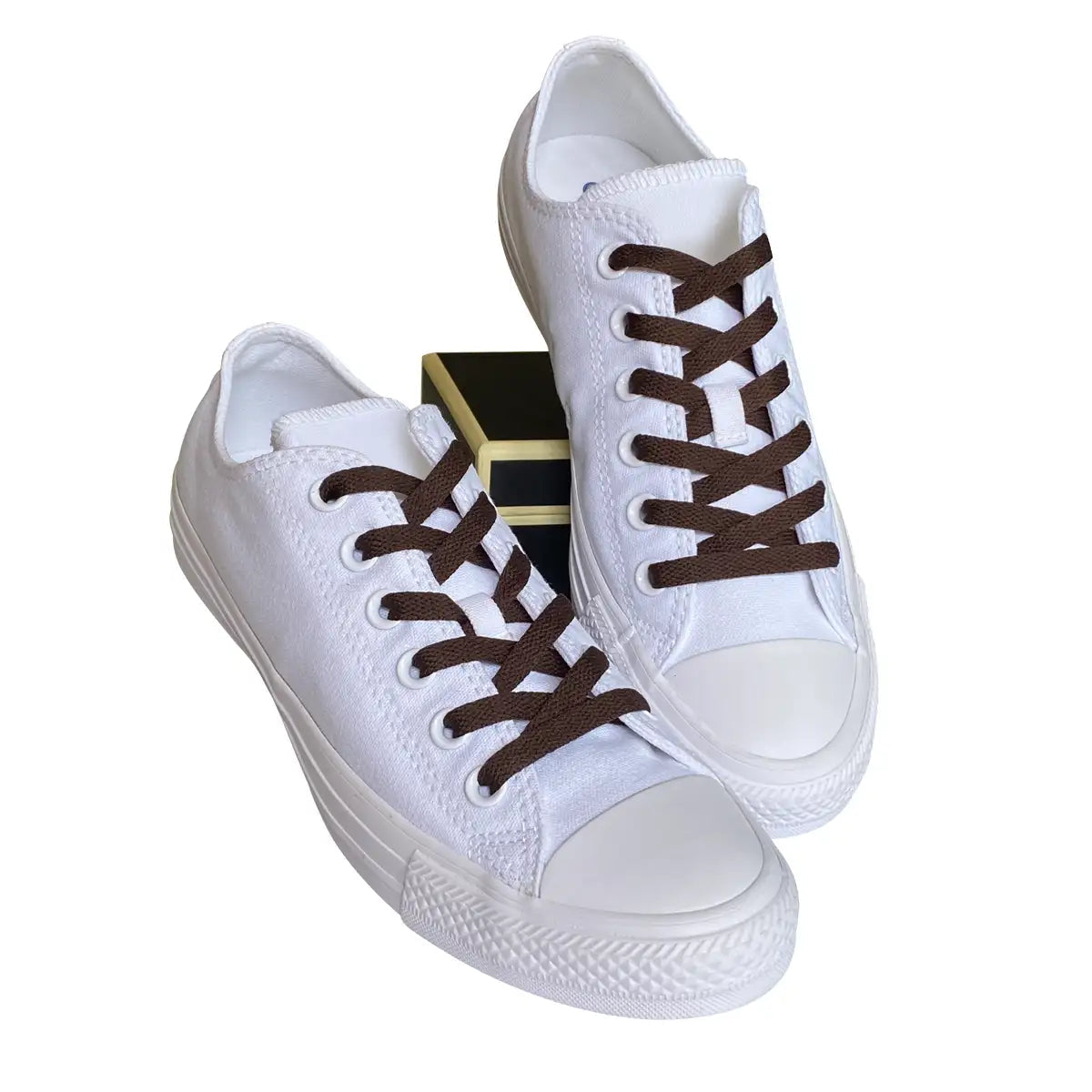 skosnoeren-sneakers-brun-moerk