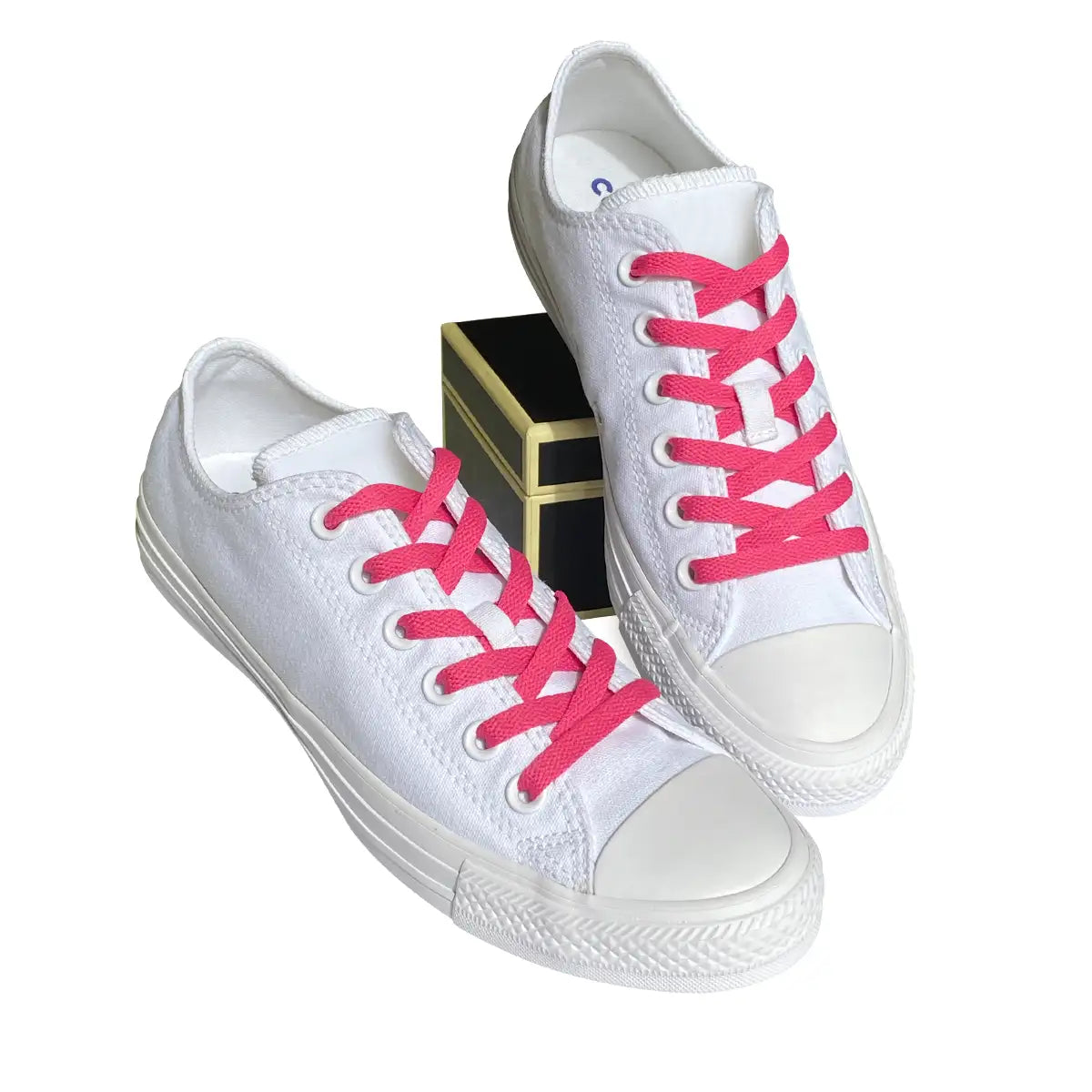 skosnoeren-sneakers-pink