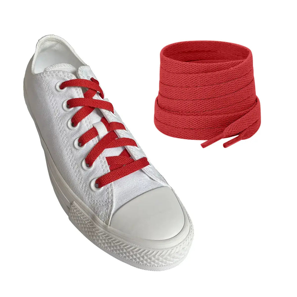 skosnoeren-sneakers-roed-karmin
