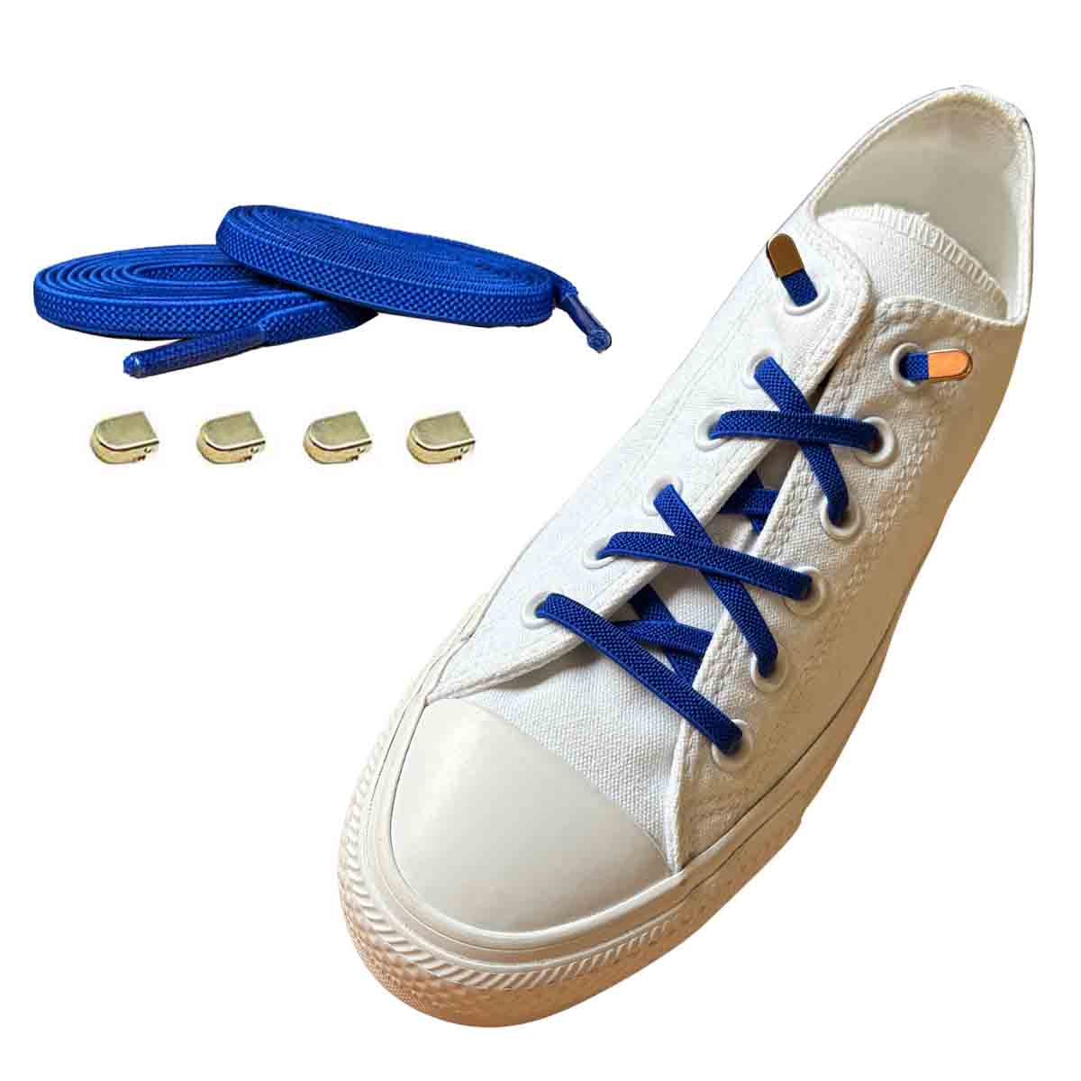 elastiska-skosnoeren-blaa-moerk-clips-guld-skor