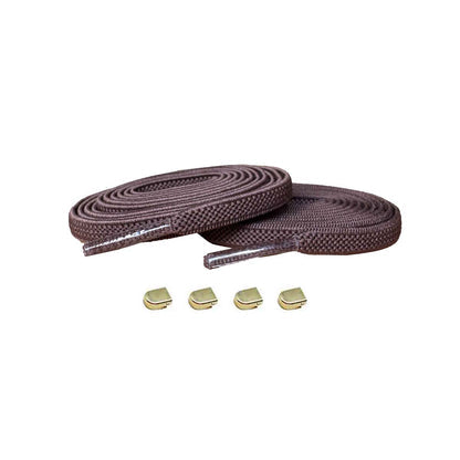 elastiska-skosnoeren-brun-navy-clips-guld