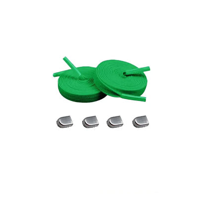 elastiska-skosnoeren-clips-groen-silver-matt