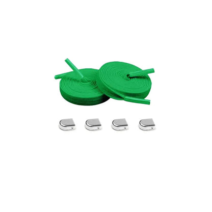 elastiska-skosnoeren-clips-groen-silver