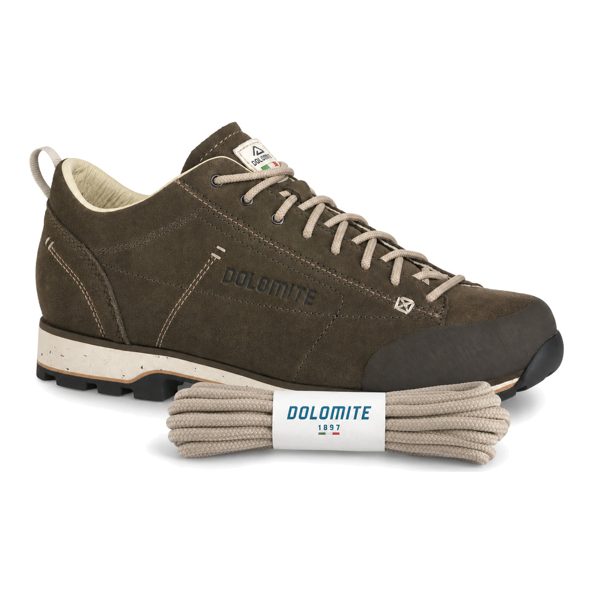 Beige – dolomite skosnoren beige 02 sko brun mork