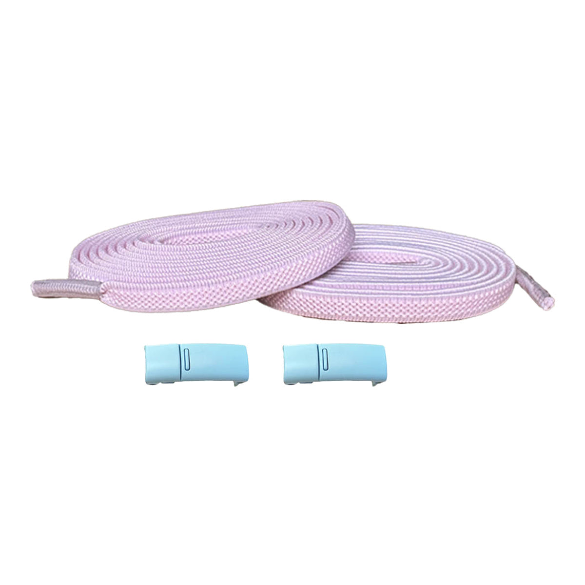 Rosa / Ljusblå – elastiska skosnoren magneter rosa bla 01 huvudbild