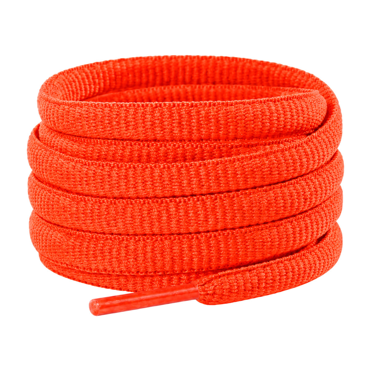 Orange neon – ovala skosnoren halvrund loparskor orange neon 01 huvudbild