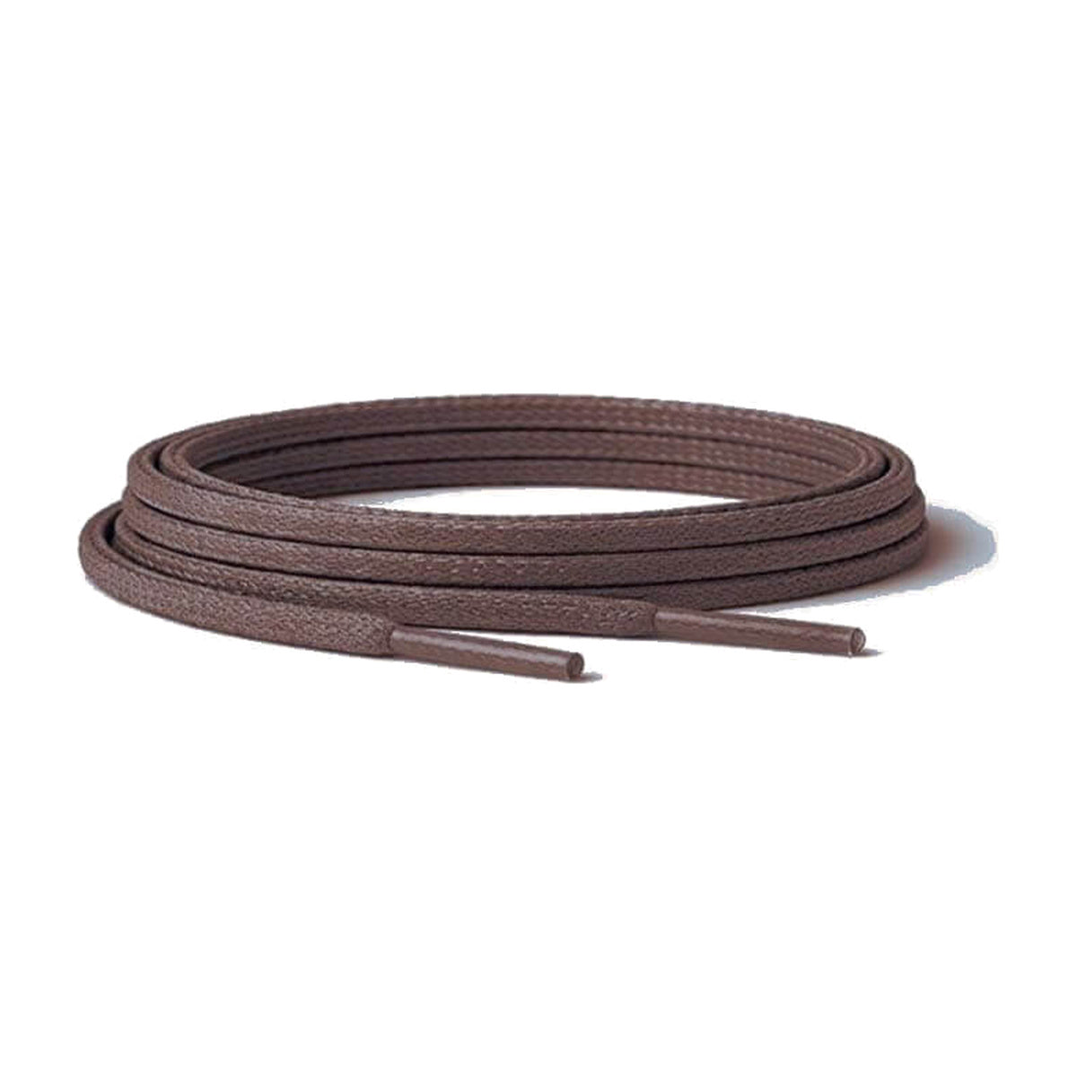 Brun mörk / Platt – vaxade skosnoren platt brun mork 01 huvudbild